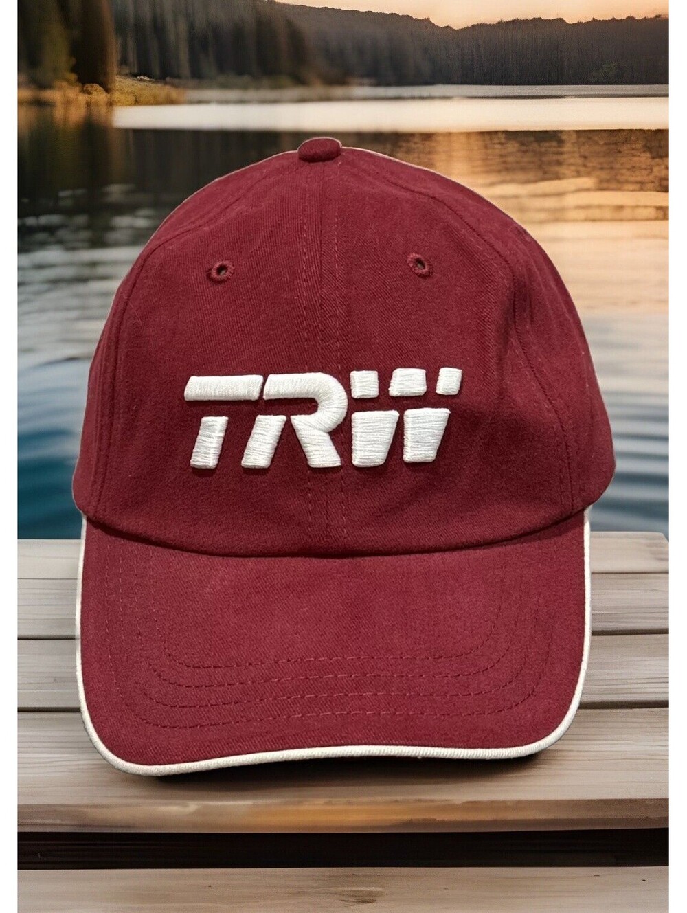 TRW Automotive Safety Parts US Space Program Red Snapback Baseball Cap
